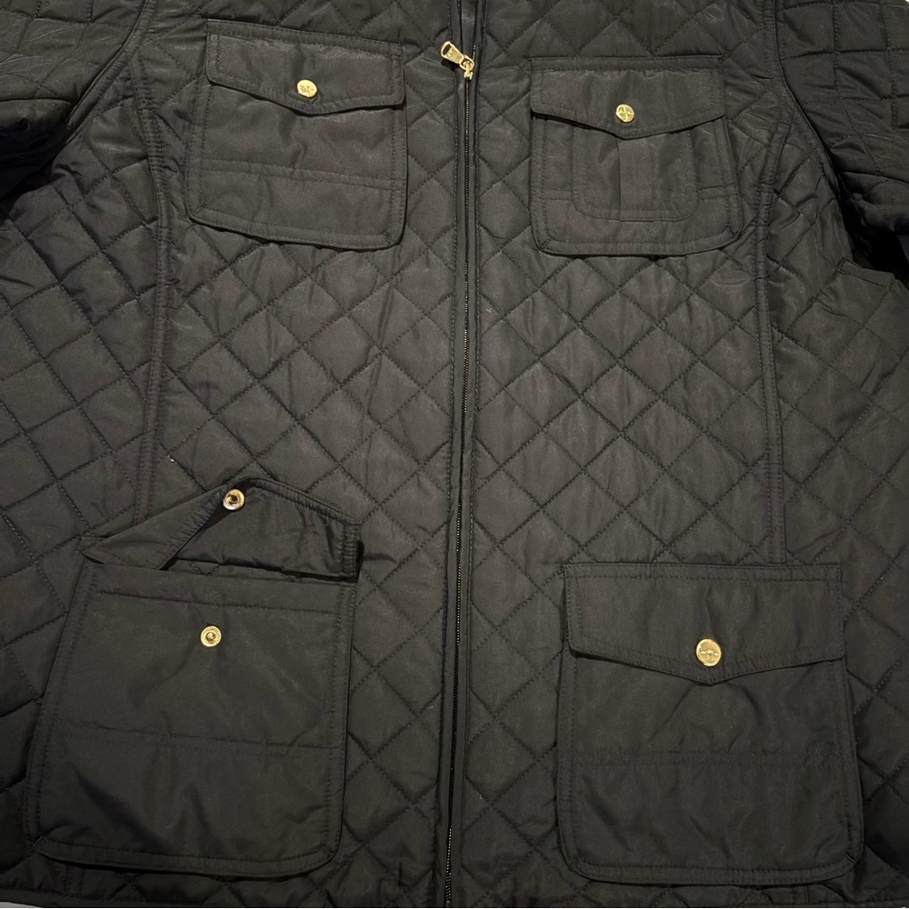 Ralph Lauren Women’s Quilted Barn Jacket in Navy size 1X - Picture 7 of 9
